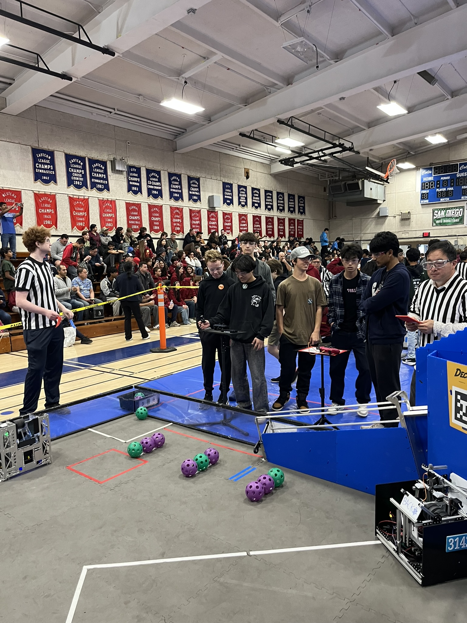 Drive team during a match