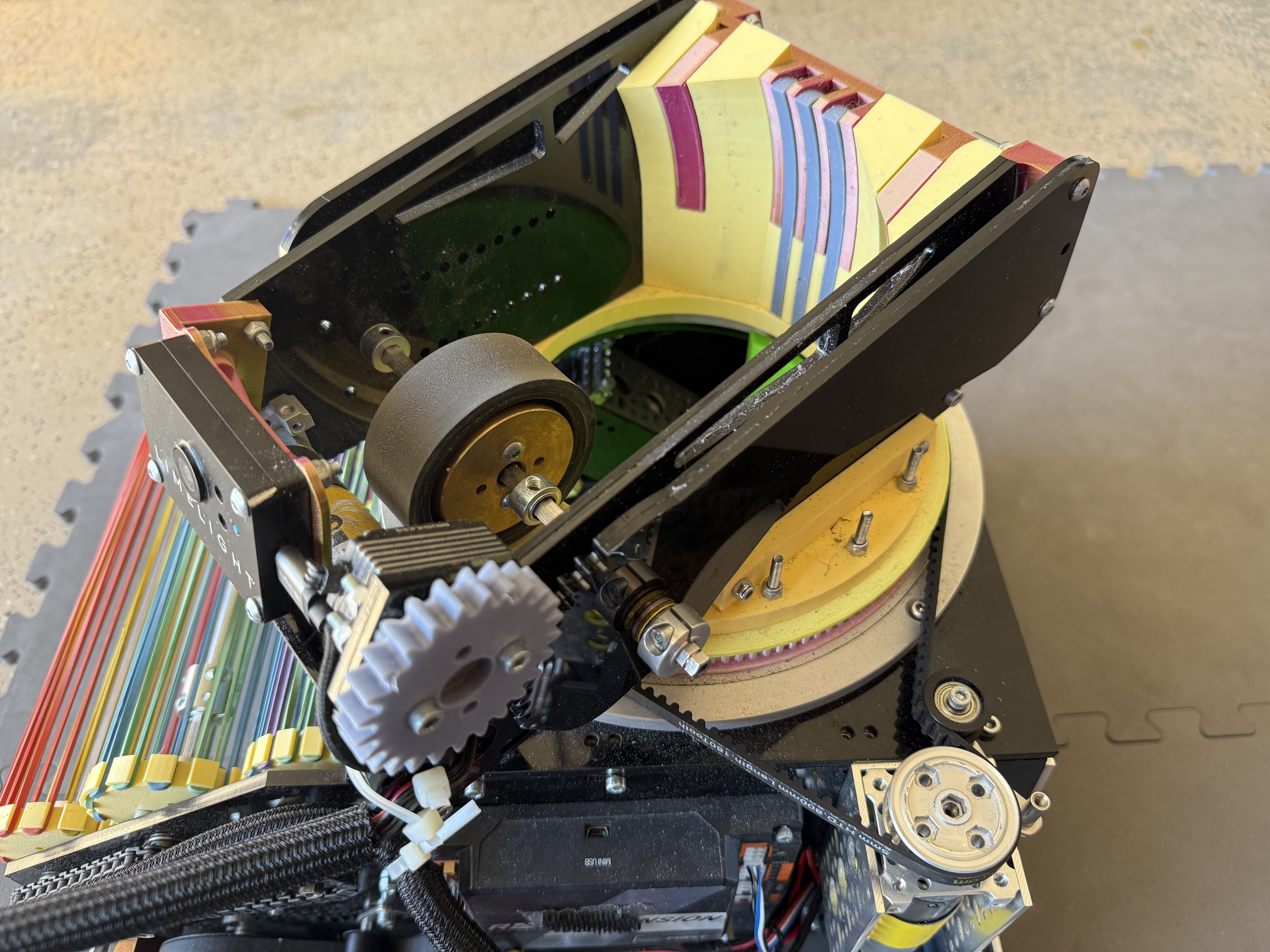 Turret assembly from regionals robot